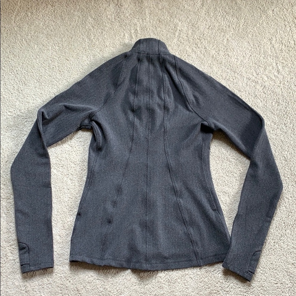 Athleta Zip Up Herringbone Pattern - image 4